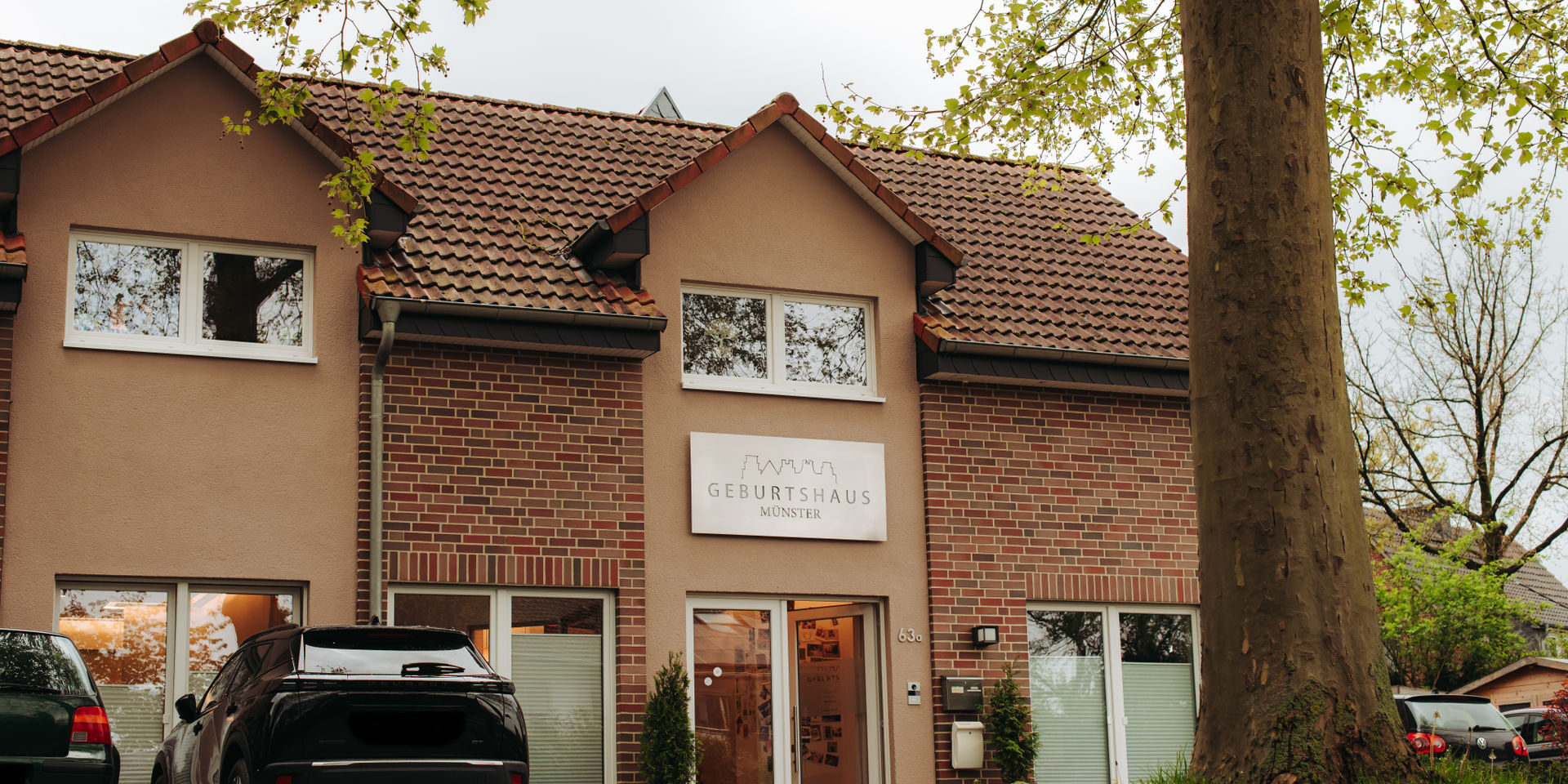 Parkmöglichkeiten vor dem Geburtshaus